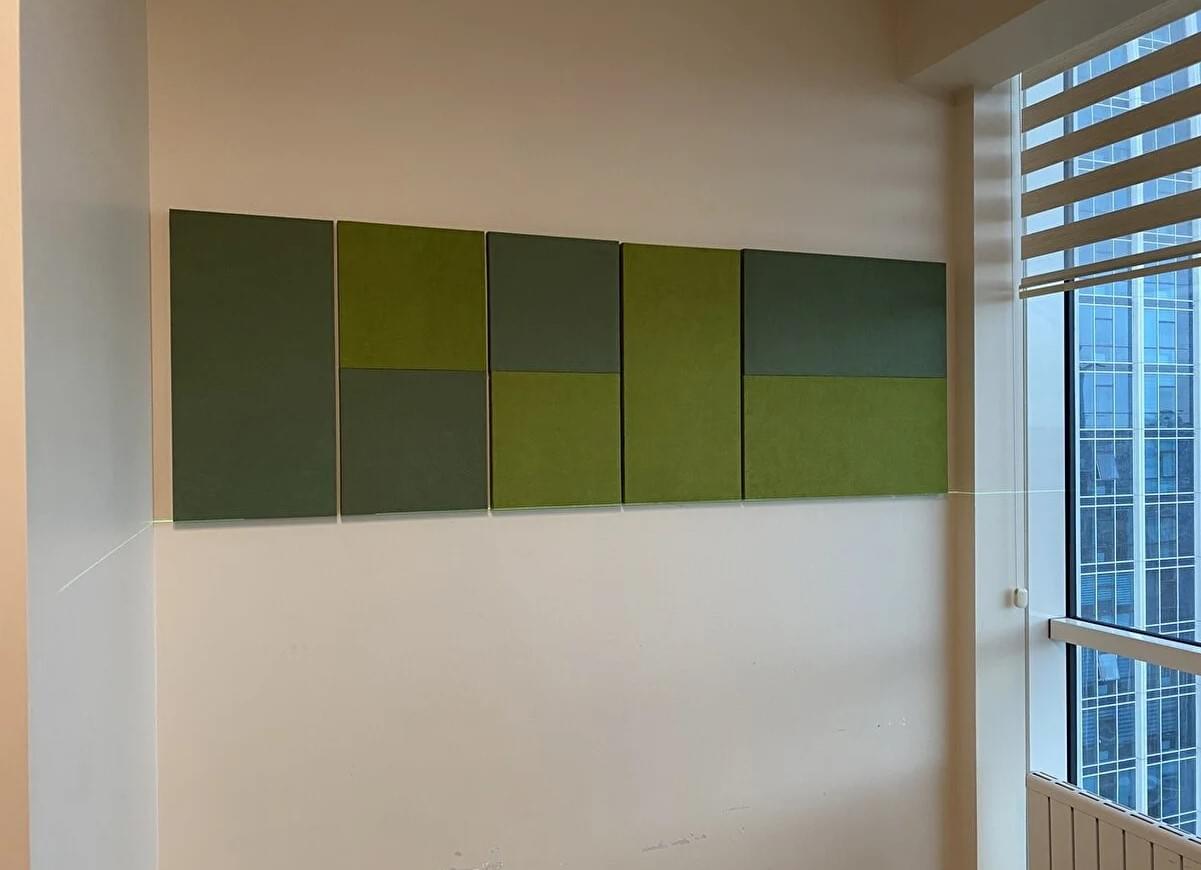 4 Adet 60×120 4 Adet 60×60 Akustik Kumaş Kaplı Duvar Panelleri (2)